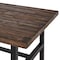 Alaterre Furniture Pomona Metal and Wood Dining Table AMBA1720 - alternate 4